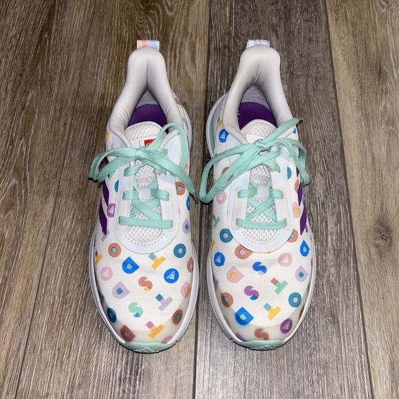 Adidas Youth US Size 4.5 Fortarun X Lego Dots Multicolor G57929 Sneaker Shoes - Picture 4 of 13